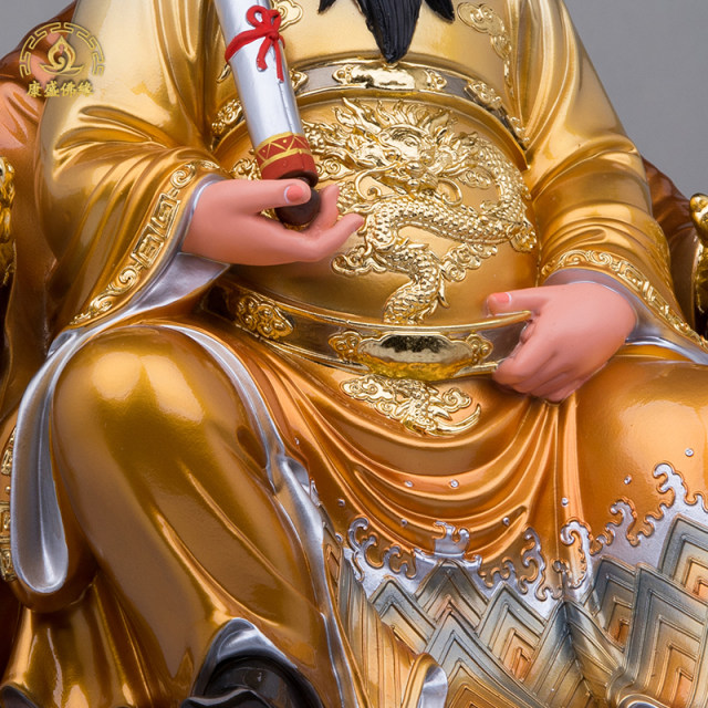 Baosheng Emperor's statue Daogong Wu Zhenren Strait Medical God Resin New Buddha statue decorations desktop decorations