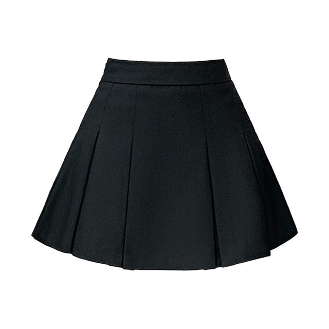 
Black pleated skirt for women in spring and autumn summer 2024 new hot girl miniskirt, small high-waisted slim suit