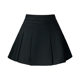 
Black pleated skirt for women in spring and autumn summer 2024 new hot girl miniskirt, small high-waisted slim suit