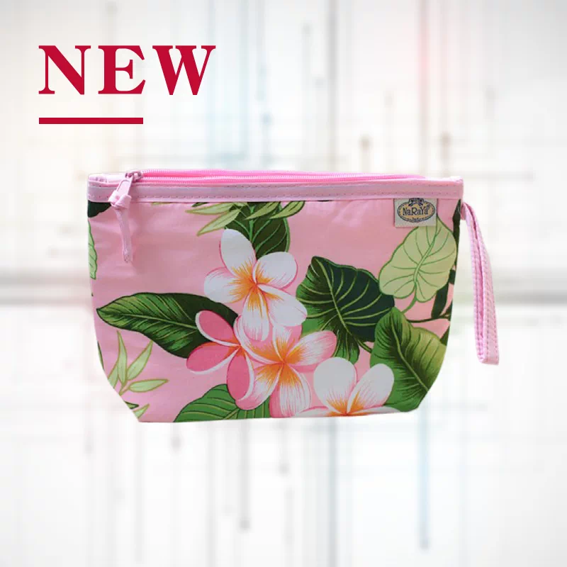 正品泰国naraya娜莱雅曼谷包手拿包棉布碎花小象化妆包 Taobao