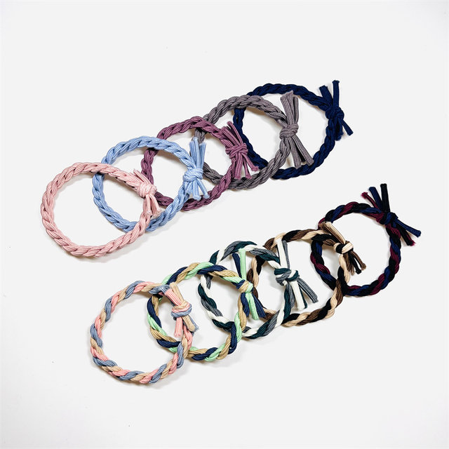 Polish rubber hair ring female Korean cute and simple head rope small fresh personality leather case 2022 new hair rope tie hair hair
