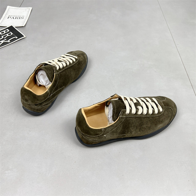 Genuine leather breathable moral training shoes for women 2025 autumn new retro classic lightweight versatile sports casual Forrest shoes trendy