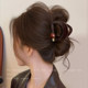 Suitable for women with low hair volume 2025 new high-end shark clip medium-sized hair clip back of head hair accessories