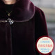 Mother's noble winter mink coat middle -aged and elderly grandmother's mink velvet fur jacket in the middle of the elderly
