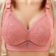 Large size, large breasts without steel rings, small, gathered, and tied breasts, shoulder straps, stable lifting, anti-sagging, comfortable sports bra