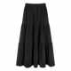 2024 spring and summer new pleated skirt for women with high waist versatile A-line skirt covering hips and making a slim fairy long skirt