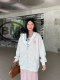 NVPVVA autumn and winter rainbow polka dot lined zipper hoodie national trend couple plus velvet loose jacket