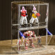 Display box model figure storage box blind box acrylic Gundam showcase transparent toy LEGO display cabinet shelf
