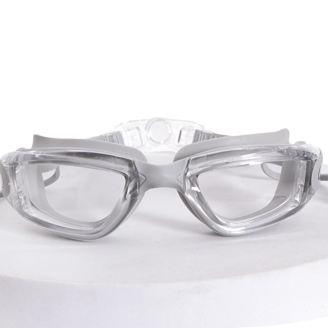 Sanqi swimming goggles for men and women adults large frame waterproof and anti-fog high-definition electroplating swimming glasses diving and leisure sports equipment