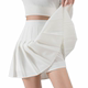 Pleated skirt for small women summer new high-waisted slim skirt solid color large size college style jk skirt suit