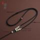 Everything goes well Hetian jade pendant rope jade pendant Guanyin lanyard Pixiu peace buckle necklace rope adjustable red rope