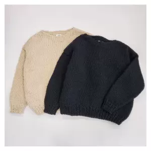 西日本産 visvim AMPLUS BOATNECK HAND-KNIT 3 black - 通販