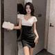 Football Nightclub Women's V -neck Dress Dress Foot Bath SPA Club Saunle Technician Working Server Beauty Health Service