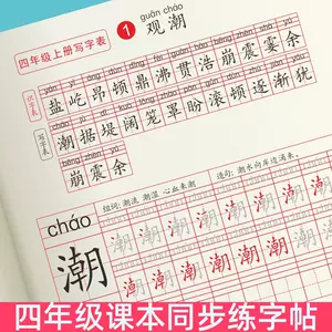 小学描红字帖汉字4 新人首单立减十元 22年10月 淘宝海外 小学描红字帖汉字4 新人首单立减十元 22年10月 淘宝海外