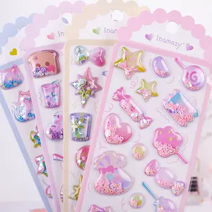 Kawaii Puffy Shaker Stickers