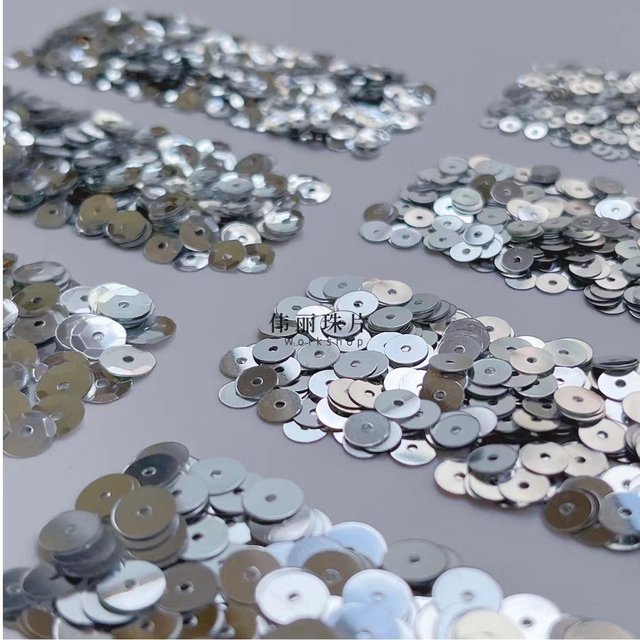 French embroidery sequins, clothing accessories, PET hand-sewn sequins