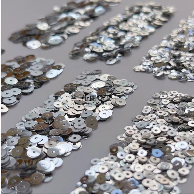 French embroidery sequins, clothing accessories, PET hand-sewn sequins
