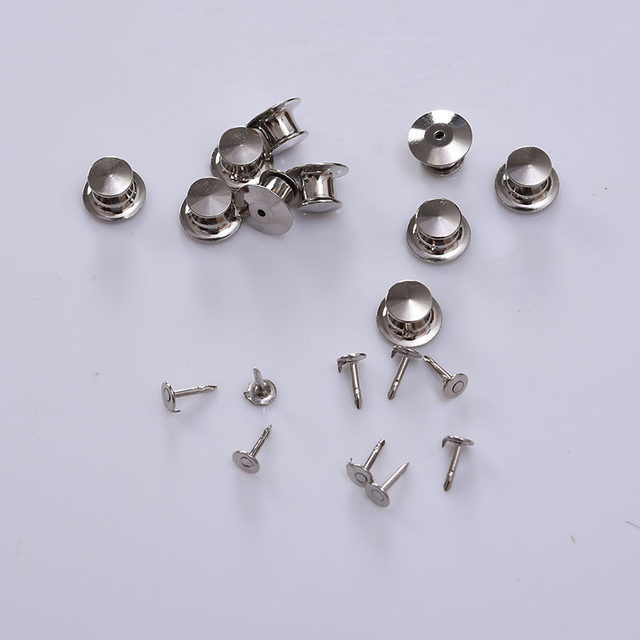 Universal brooch, spare buckle, butterfly buckle, flat head card cap, badge, badge, horse needle, all-copper handmade material accessories