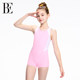 BE van der Ann Joint Children's Swimming Suit Flat Angle One-piece Swimming Girls Sun Protection Swimming Training Anti-Chlorine Teenagers