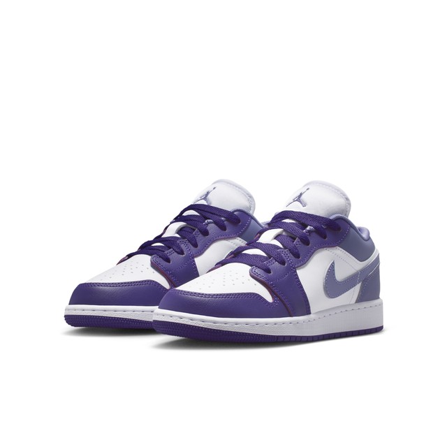 Jordan official Nike Jordan boy AJ1 board shoes big children's sports shoes summer low top air cushion 553560