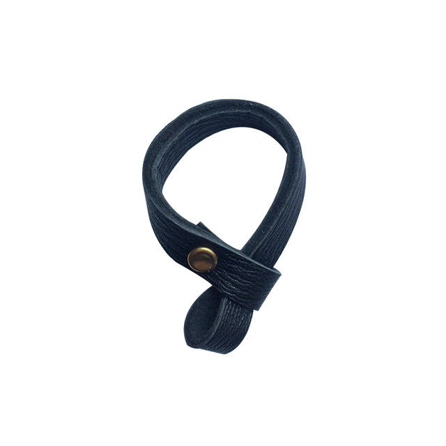 Furry leather craftsman hot selling bag leather connection buckle accessories buckle car keychain fashion accessories matching leather buckle