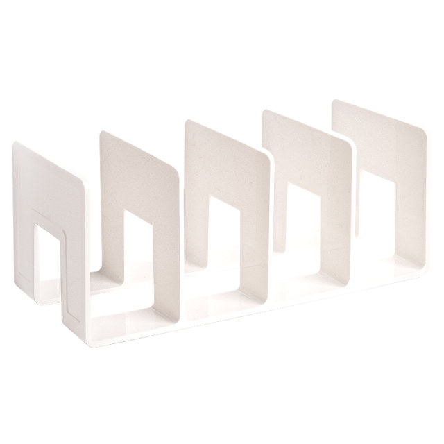 Acrylic bookshelf bookend file rack storage box large vertical four ...