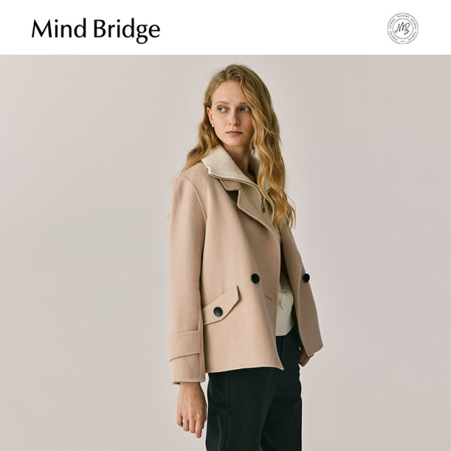 MB MINDBRIDGE Hundred Family New Double Model Coats 2024 Winter Women's Community Community Commuters