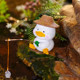 
Cute duck fishing aquarium rockery flowing water ancient method fish tank landscaping decoration garden potted landscape ornaments