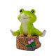 Cute little frog flower potted courtyard micro-landscape succulent landscaping decoration garden fish tank car decoration decoration