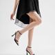 
Beautiful open-toed sandals for women 2025 summer new fairy with skirt black high heels with stiletto heels