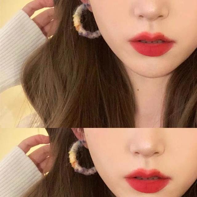 Rewel velvet autumn and winter plush ear ring colorful niche design Rainbow wool earrings earrings earrings Mosquito coil plate ear clip
