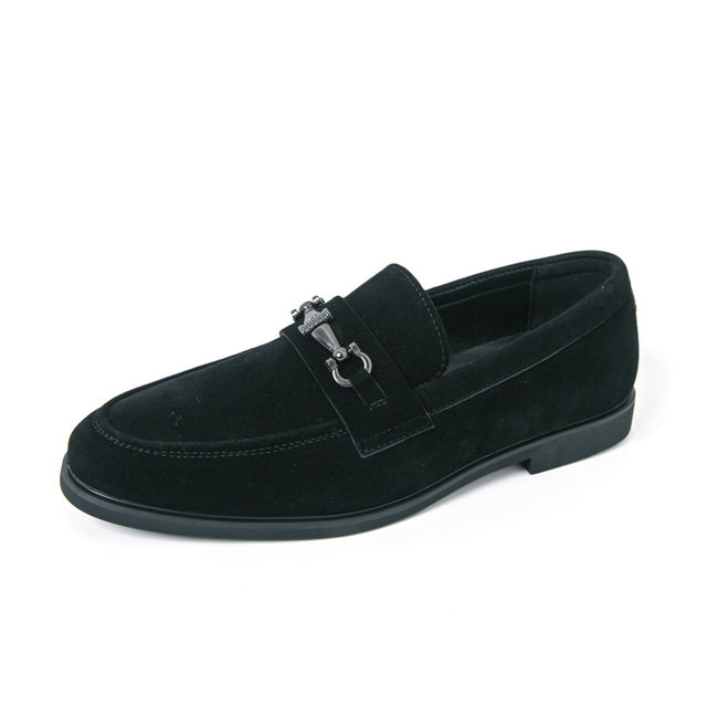
Trendy selection of men's beanie shoes with one foot, lazy shoes, fashionable foreign trade men's shoes round toe large size loafers soft bottom