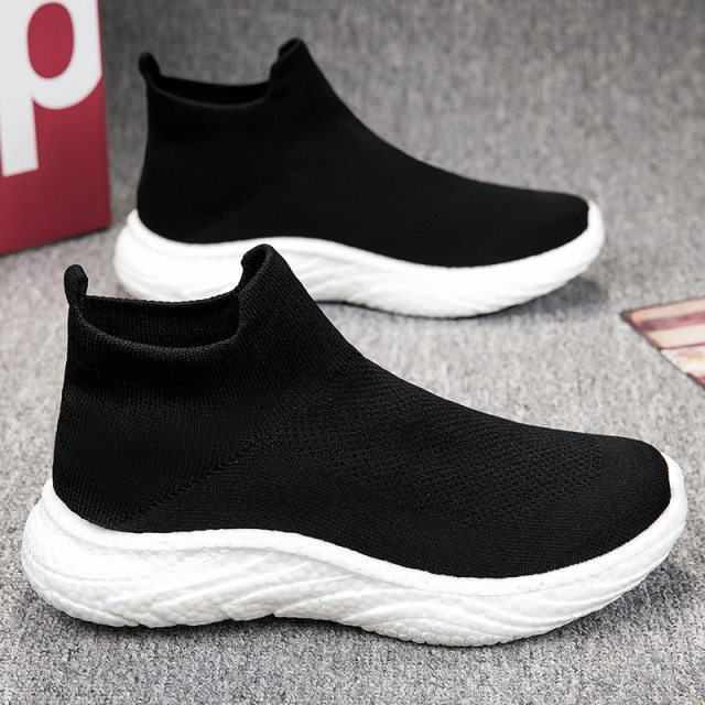 
Fashion selection of men's shoes, high-top canvas shoes, men's casual sports running lightweight large-size shoes for men