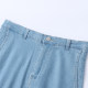 Denim skirt Spring and Autumn new foreign trade women's clothing simple high waist zipper button hip slit elastic 30798
