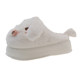 Cute bell puppy cotton slippers for women winter outer wear Baotou thick-soled high-heeled indoor home plush warm slippers