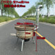58 cm car wheel hub modify firewood stove thick rural firewood stoves with firewood and coal dual -use steel rim stove furnace
