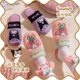 Muer Sanrio Mumor Autumn and Winter New Plush Plush Warm Cartoon Cute Cute Interior Household Non -slip Parent -Child Cotton Slipper