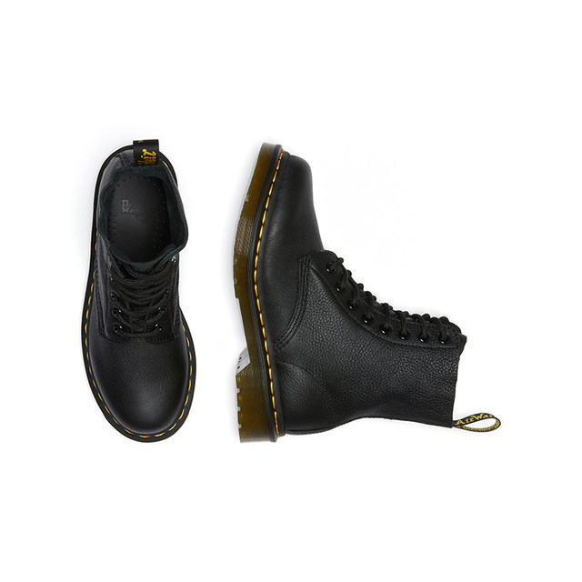 Dr.Martens Dr. Martin 1460 Virginia British style men's and women's winter litchi pattern soft leather Martin boots