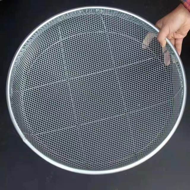 Sieve Sieve Network Horticultural Sieve Daishe Sands Sand and Stone Filter Sieve Round Iron Fille Sample Siege Furnishing Industry

