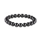 Magnetic therapy health care cervical vertebra magnet bracelet magnetic black gallstone bracelet for men and women to help sleep and anti-fatigue couples magnetic bracelets