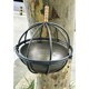 Promotional foreign trade original single American country style retro wrought iron set of two hanging round pots with characteristic decorative flower pots