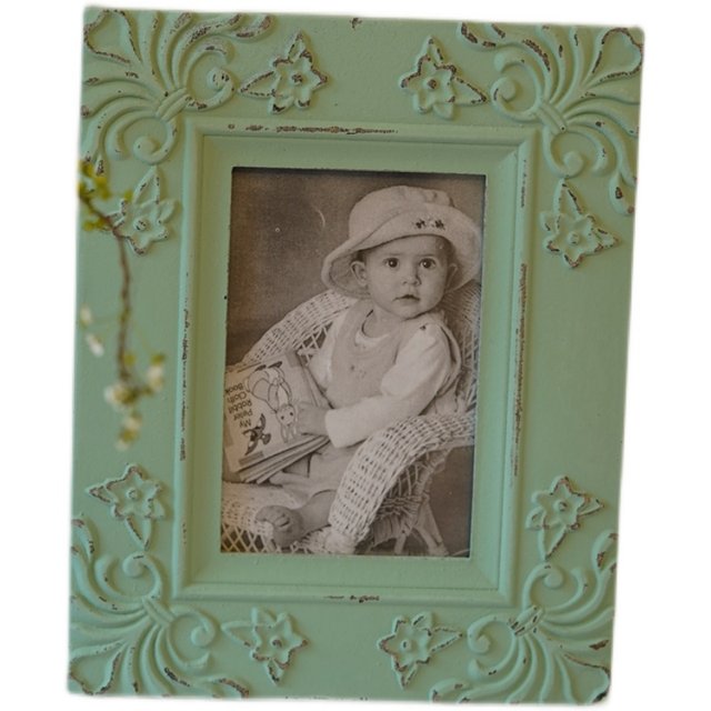 Original foreign trade order American country style retro distressed wooden 6-inch/7-inch vertical photo frame can be placed horizontally or vertically