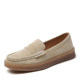Loafers Women's 2025 Autumn New Large Size Women's Shoes One-Piece Soft Soled Comfortable Peas Shoes Not Tiring Feet Mom's Shoes