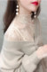 Large size lace base shirt fat mm women's autumn and winter long-sleeved sexy inner wear 200 Jin [Jin equals 0.5 kg] Half turtleneck mesh underwear
