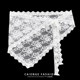 2025 spring and summer new design sweet lace skirt jacquard mesh waist towel layered outdoor triangle ass curtain
