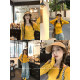MLS Huadao Chronicle Korean printed wide-leg jeans for women in spring niche design loose floor-length casual pants