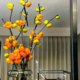 Fresh net red little pumpkin small tomato flower really flowers fresh cut branches and long flowers period can be used as dry flowers
