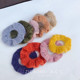 South Korea's early autumn wool large intestine hair circles simple knitted girl ball head color rubber band tie ponytail head rope ornaments
