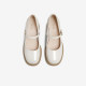 TATA He and her white Mary Jane shoes for women thick heels small leather shoes for women spring new single shoes for women WGB05AQ5
