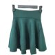 National Ladies Broken Umbrella Skirt Wool Knitting Skirt Solid Polytic A -line Skirt Tong Japanese High -waisted Skirt
